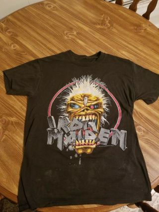 Vintage Iron Maiden Seventh Son Of A Seventh Son Shirt Metal 88 