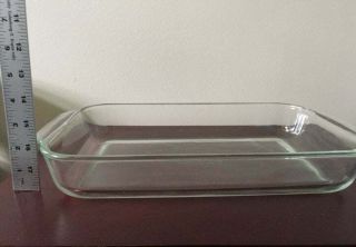 Pyrex Glassware Baking dish Clear With Lid for bake and store 4