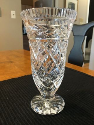 Waterford Crystal 7 Inch Vase Stamped