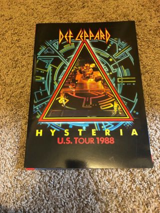 Def Leppard Tour Program Hysteria,  And 7 Day Weekend Tours,  3 Total Near 5