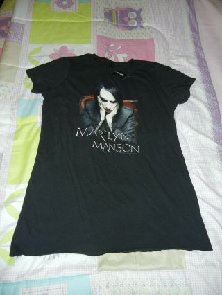 Marilyn Manson Hands On Face Juniors Shirt Size 3x