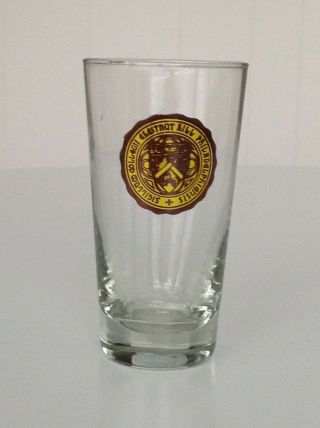Vintage Chestnut Hill College Pa Commemorative 8oz Drinking Glass / Tumbler