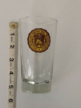 Vintage CHESTNUT HILL COLLEGE PA commemorative 8oz drinking glass / tumbler 2