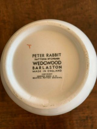 Vintage WEDGWOOD BARALSTON Beatrix Potter Peter Rabbit PITCHER CM6466/ 5 