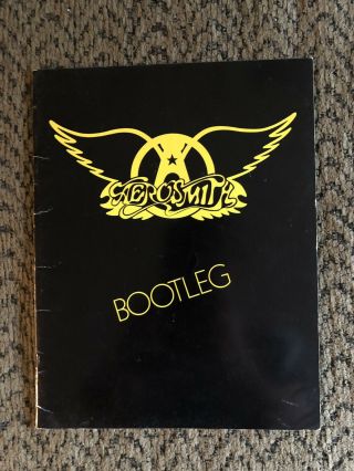 Aerosmith Live Bootleg Tour Program