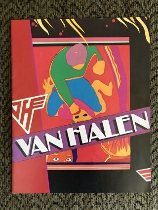 Van Halen Fair Warning Tour Program