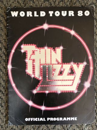 Thin Lizzy Chinatown Tour Program
