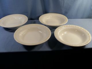 Set Of 4 Lenox Butlers Pantry Individual Pasta Bowls 9 1/2 " Wide