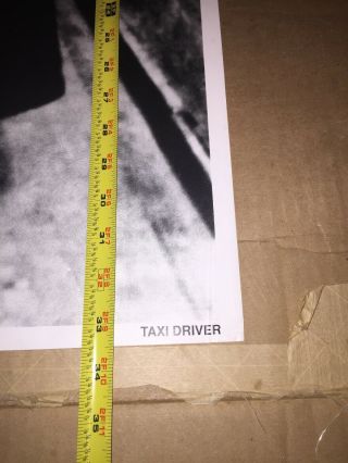 Rare Vintage Movie Poster Taxi Driver Robert De Niro 24X36 Guns dated 12/15/03 2