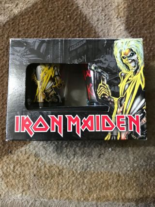 Rare Iron Maiden Shot Glass Set Killers Bravado
