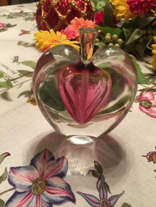 Zellique Studio Heart Shaped Perfume Bottle By Joseph Morel 1984