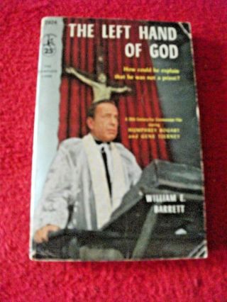 Left Hand Of God 1955 Movie Paperback Humphrey Bogart William E Barrett
