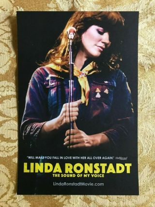 Linda Ronstadt The Sound Of My Voice Movie Promotional Photo Card