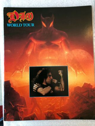 Ronnie James Dio Tour Book Program Last In Line