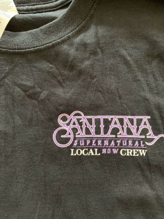 Santana Supernatural Now Local Crew T Shirt Xl