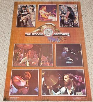 The Doobie Brothers Concert Collage Poster 1977 Osp Michael Mcdonald Jeff Baxter