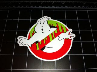 Ghostbusters Green Ectoplasm Slime Movie Logo Decal Sticker Slimer Ghosts Ecto 1