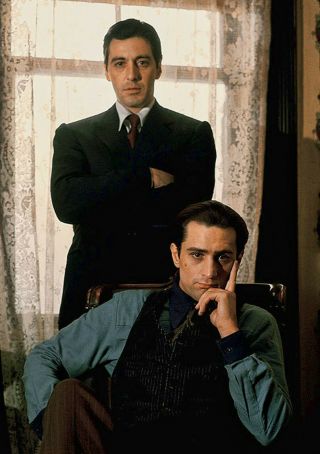 The Godfather Part Ii Robert De Niro Al Pacino Rare Publicity Photo