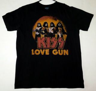 Kiss Band Love Gun Album Winterland T - Shirt Xl 2009 Unworn Gene Ace Peter Paul