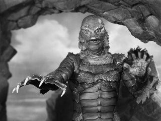 Awesome Creature From The Black Lagoon Black And White Classic 8x10 Photo