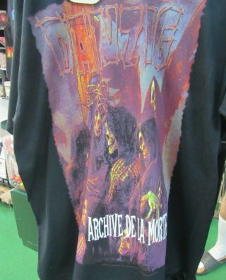 Danzig Tee T Shirt Large Rock Concert Tee Misfits