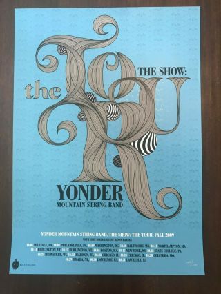 Yonder Mountain String Band - Rare - Concert Poster - Signed/numbered 100/100