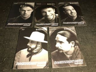 Backstreet Boys Grammy Museum Sticker Set Of 5 Brian Nick Aj Howie Kevin Rare