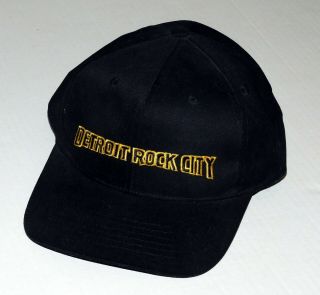 Kiss Band Detroit Rock City Movie Line Cinema Black Promo Hat Cap Adjustable