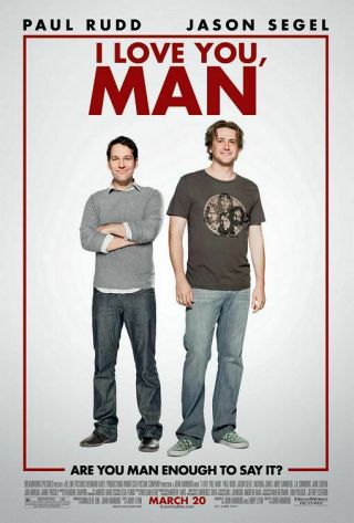 I Love You Man Great 27x40 D/s Movie Poster