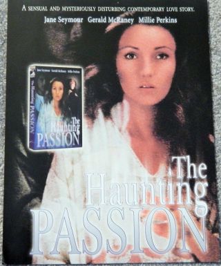 Haunting Passion (video Dealer Brochure,  1980s) Jane Seymour,  Millie Perkins