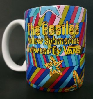 The Beatles Yellow Submarine Footwear By Vans Off The Wall Coffee Mug Cup 2014