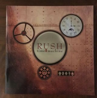 Rush 2010 Time Machine Tour Concert Program Book In Nm