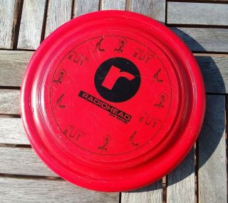 Rare Radiohead The Bends Promotional Red Frisbee