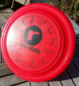Rare Radiohead The Bends Promotional Red Frisbee 2