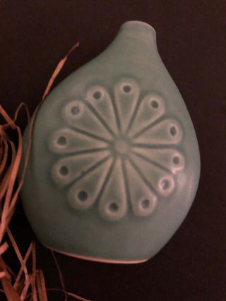 Jonathan Adler Bud Vase Flower Sunburst Blue Green 3