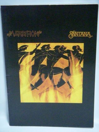 Santana & Eddie Money Joint Concert Tour Program Book 1979 Japan