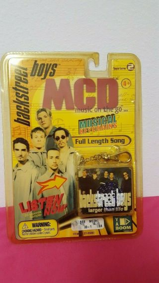 Backstreet Boys Larger Than Life Mcd Musical Keychain