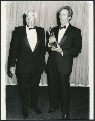 1980 Photo Clint Eastwood & Lee Marvin Tough Guys Of The Silver Screen