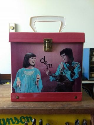 Vintage Donny And Marie Record Carrying Case