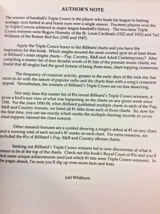 Joel Whitburn Presents BILLBOARD 3