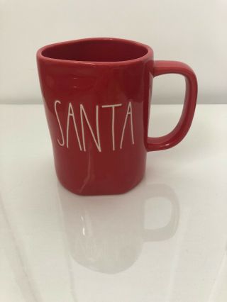 2018 Rae Dunn Red Santa Christmas Mug