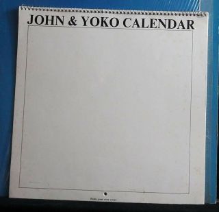 John Lennon & Yoko Ono 1970 Calendar