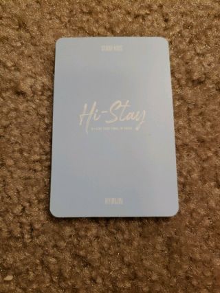 STRAY KIDS Hyunjin Hi - Stay Lucky Box White Photocard 2