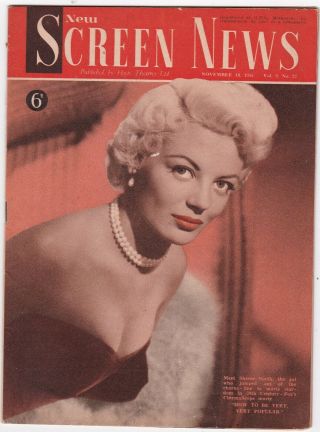 Screen News November 18,  1955 Sheree North