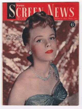 Screen News Sept 9,  1955 Sally Forrest