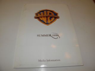 Warner Bros Pictures Summer 1999 5 Film Media Info Press Kit Booklet Photos Vf -