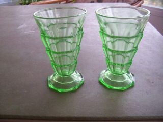 Tea Room 5 1/4 " Green 8 Oz Ftd Tumblers (2) - More Available