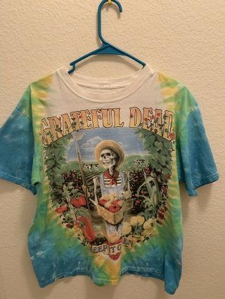 Grateful Dead Keep It Green Vintage 1998 Tie Dye T - Shirt Med,  Another Shirt