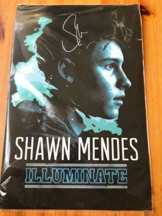 Shawn Mendes Exclusive Illuminate Tour (2017) Signed Poster