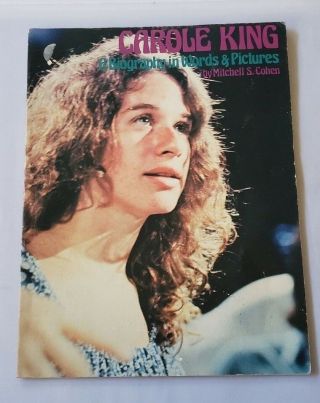 1976 Carole King Biography In Words & Pictures Michelle S.  Cohen Book Magazin